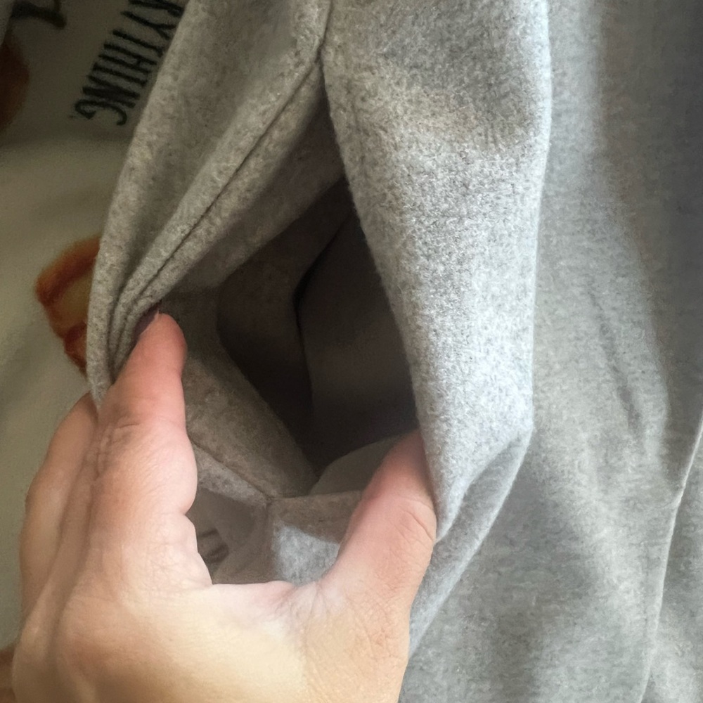 Heather grey coat - Picture 4 of 4